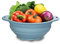 Jovilife Collapsible Camping Bowl 88oz Collapsible Silicone Salad Bowl Large Silicone Bowl for Outdoor Hiking Travel Storage and Mixing(Light Blue)