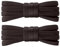 7STROBBS 2 Paia Lacci Scarpe Marrone Scuro da Sneakers,Stringhe Scarpe Piatti Marrone Scuro da Ginnastica Larghi 8mm per Alte Air Force 1,Brown Shoelaces de Bambini e Adulti,140cm