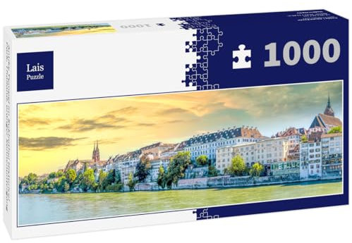 Lais Jigsaw Puzzle Ancient temples at Sukhothai Historical Park, Thailand, orange sunset panorama 1000 pieces