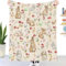 Ostern Deko Kuscheldecke Flauschig Decke, Wolldecke Fleecedecke Warme Flanell Wohndecke als Tagesdecke Schlafdecke Ostern für Kinderzimmer