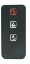 Generic Remote Control Only Fits for Belleze 050-HA-50098 050-HA-50117 &Canvas Peyton 064-3181-8 3D Electric Infrared Fireplace Space Heater, black
