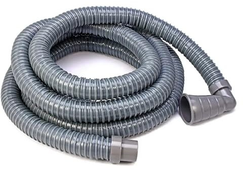 ZWCSHUU Washing Machine Hose 2/3/4/5M Washing Machine Dishwasher Drain Hose Waste Water Expel Soft Tube Stretchable Drain Flexible Pipe 32-42mm(2 Meter)