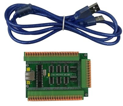 HUAYONGSS Placa de Control de Corriente extendida USB con Control Manual, Voltaje de 0 a 5 V a 64 V Digital for fresadora CNC