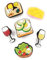WorkedLikeACharm 6pcs Mom is Bougie Charcuterie Board Cheese Avocade Toast Salad Wine Glasses Shoe Charms for Clog Shoes Decoration Gift, 6 Pieces, Waterproof PVC, No Gemstone