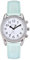 Acctim 'Robin' 35mm Radio Controlled UK Talking Watch in Silver/Mint