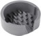 lasuroa Porte-Éponge Cuisine Compatible avec Scrub Daddy Éponge, 13,5x13x4cm Porte-Éponge en Silicone Plateau Eponge Evier Cuisine Porte Savon Auto-Drainant(Gris)