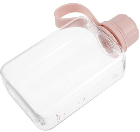 Gogogmee Bouteille De Poche De Camping en Plastique 240 ML Portable pour Voyage Anti-Fuite pour Gym