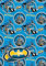 Geschenkpapier mit Batman-Motiv, 2 Bögen, 2 Etiketten, Geburtstags-Superhelden-Geschenkpapier