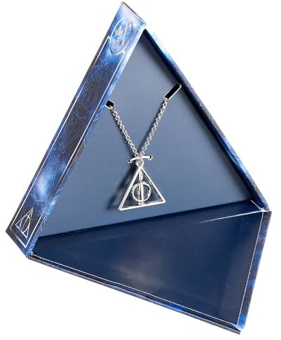 Harry Potter Coffret cadeau Reliques de la Mort avec collier rotatif Reliques de la Mort, taille unique, Zinc, Pas de gemme