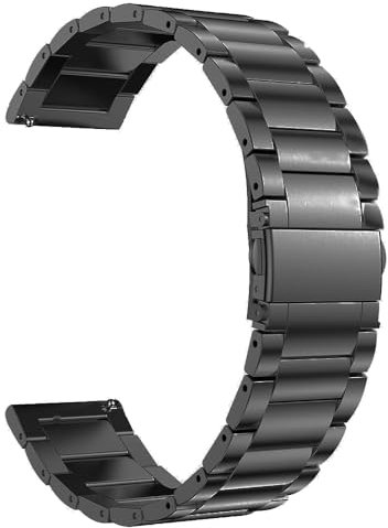 synsing Titan-Uhrenarmband mit Schnellverschluss, 16mm, 18mm, 20mm, 22mm, hochwertiges Metallarmband, kompatibel mit Samsung Galaxy Watch 7/6/5/4/3, Vivoactive 4S/Vivomove 3S/Active S/Venu 2S Männer
