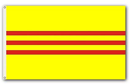 Drapeau du Vietnam pour l'extérieur – Grand 91 x 152 cm, polyester résistant aux intempéries