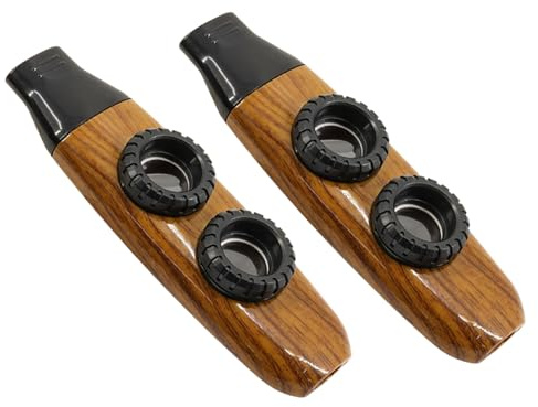 Tuesoa 2X with 10 Flute Diaphragms Plastic Musical Instruments for Guitar, Ukulele