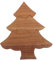 GLEAVI Tagliere per albero di Natale forma taglieri di natalizi tagliere di Vacanza tagliere dell'albero di Natale tavola di dell'albero di natale di legno Cioccolato