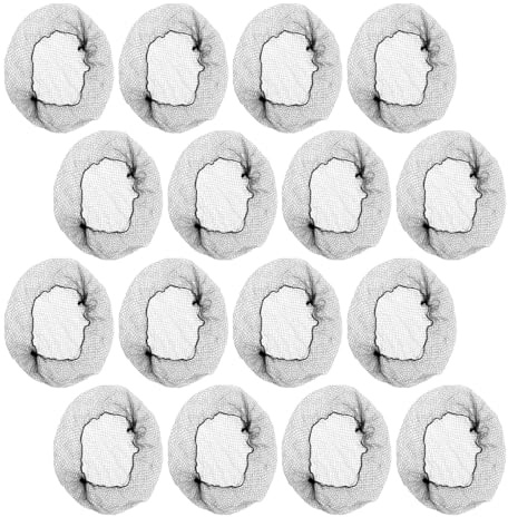 FONDOTIN 120 Stück Unsichtbare Schwarze Haarnetze Elastisches Haarknotennetz 22 Zoll Flexibles Haarnetz für Ballett Tanz und Hochsteckfrisuren Leichtes Haaraccessoire für Damen und Mädchen