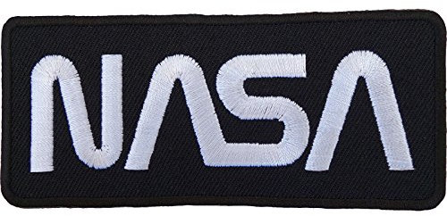 NASA Patch Astronaut Kostüm bestickt zum Aufnähen / Aufbügeln