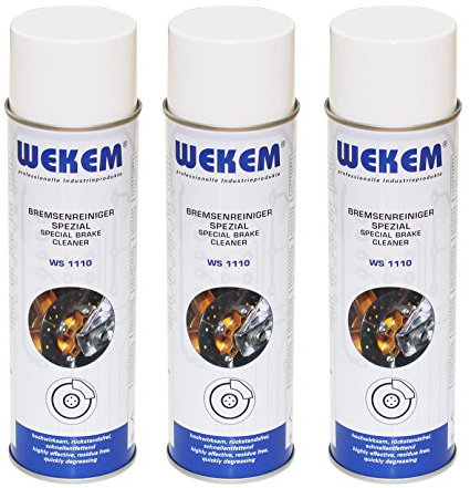 Wekem 3er Sparpack 500ml Bremsenreiniger WS1110