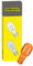 10x BREHMA WY16W 12V 16W W2.1x9.5d orange gelbe W16W Glassockellampe