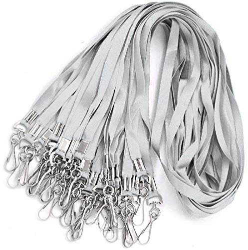 Schlüsselbänder für Ausweise, flach, für Ausweise, Namensschilder und Ausweishalter