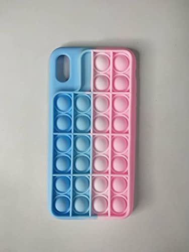 N? Pop it Case for iPhone 7 Plus /8 Plus (Blue-Pink)
