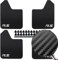 XUKEY 4 Pz In Fibra di Carbonio Racing Sport Universale Parafanghi Paraspruzzi Auto Clip Ruota Kit Protezione Porta