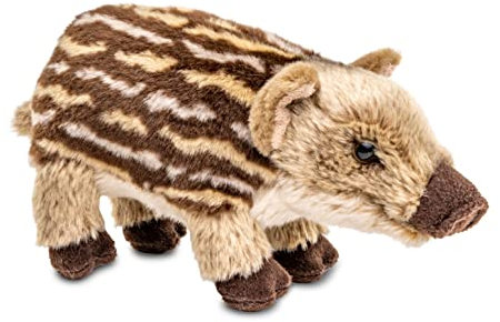 Uni-Toys - Frischling, stehend - 25 cm (Länge) - Plüsch-Schwein, Wildschwein - Plüschtier, Kuscheltier