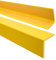 Profilo angolare QUEST 40x40mm, Listello di protezione in plastica flessibile - Striscia autoadesiva - Riparo dei profili angolari e bordi, facile da installare, Giallo, 200cm
