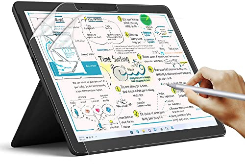 2 Stück Like Matte Paper Folie für 13 Microsoft Surface Pro 11/X/9/8 | [Blendfreiem] PET Papier Gefühl schutzfolie zum Zeichnen, Schreiben, Skizzieren