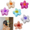 Clip per capelli di fiori hawaiani, hawaii haarklammer, perfetto per la spiaggia, feste, piscina e festività, accessori per donne e ragazze (B)