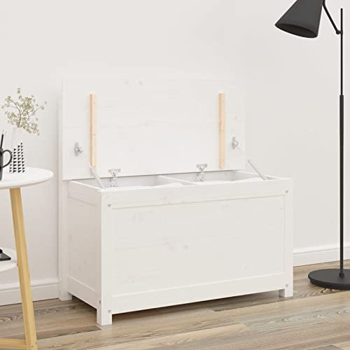 GuyAna Sitzbank Weiß 80x41x77 cm Massivholz Kiefer Eckbank Esszimmer Entryway Bench Sitzbank KüChe