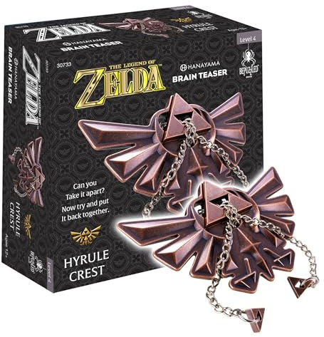 BePuzzled, Legend of Zelda Hyrule Crest Hanayama Brain Teaser, Mensa bewertet Level 4, ab 12 Jahren