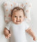 Stork Drop - Ultimatives Komfort-Baby-Kissen | verhindert und korrigiert Flachkopf-Syndrom (Plagiozephalie) | atmungsaktives 3D-Air-Mesh | Bio-Baumwolle | maschinenwaschbar | neutrale Regenbögen