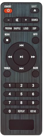 VINABTY Nuevo Mando a Distancia de Repuesto para Sharp XL-B512 BK Hi-Fi System Remote Controller