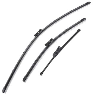 Coche Limpiaparabrisas Para Polo 6R Hatchback 2017 2016 2015 2014 2013 2012 2011 2010 2009 Conjunto Delantero Trasero Limpiaparabrisas