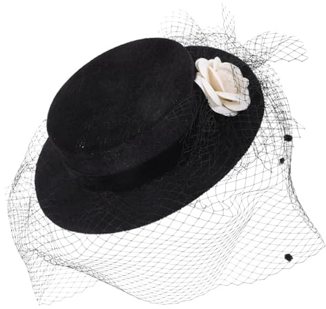 AOKWAWALIY Damenhut Eleganter Fascinator Perfekt Für Hochzeiten Beerdigungen Und Teepartys