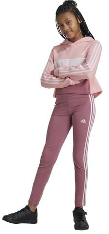 Adidas Tiberio 3 Stripes Colorblock Fleece Leggings Junior Tracksuit 11-12 Years