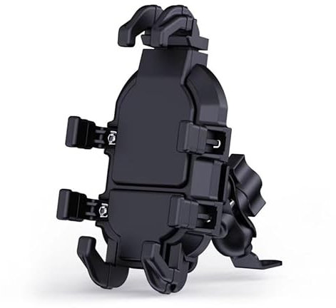 PLOUIA Motorrad Handyhalterung für Honda Forza 125 Forza 250 Forza 300, 360° Drehung Einstellbare Motorrad handyhalterung, Anti-Shake Stoßdämpfender Easy Install, Rearview Mirror Style