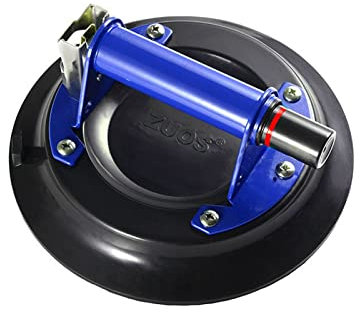 Set für Fugenmörtel, 2 x 10-Zoll-Vakuumsaugnapf mit strapazierfähigem Metallgriff und ABS-Pumpe for Glas- und Fliesen-Hochleistungs-Heber-Tragewerkzeug für Granit, Stein, Marmor, Platten