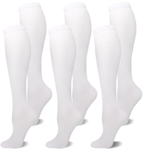 CAMPSNAIL Kompressionsstrümpfe Damen und Herren Stützstrümpfe Kompressionssocken für Flug Sport Reisen Laufen