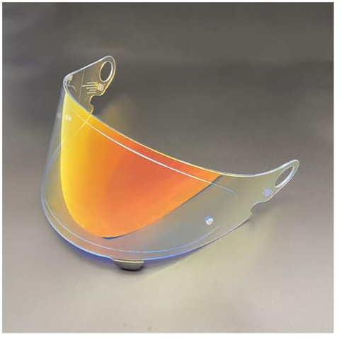 Helmvisierlinse, Passend for SHOEI Glamster Lens CPB-1V Tag und Nacht Universal Windschutzscheibe und Sonnenschutz HD Helmspiegel(E)