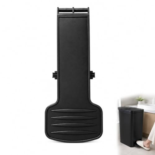 Garneck Pedal Hands-free Can Trash with Part Replacement Installation DIY Plastic for Outdoor and Operation Suitable Kitchen and Garden Waste Bins