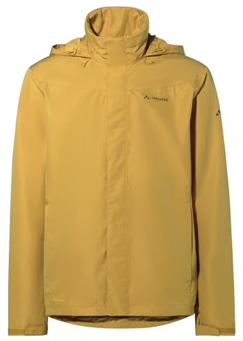 VAUDE Escape Bike Light Regenjacke Herren – Fahrradjacke wasserdicht atmungsaktiv winddicht, 2-Lagen mit verstaubarer Kapuze