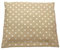 Cuscino con noccioli di ciliegia con rivestimento in cotone lavabile, beige con pois bianchi, cuscino termico 400 g, cuscino con grani S (19 x 18 cm), 100% cotone, naturale ed ecologico, calore e