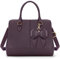 RAINSMORE Borsa a Mano Donna Media Pelle PU Borsa Lavoro Donna Borsetta a Spalla Borse Tracolla Ufficio Shopping Bag Tote Firmata 13 Pollici Viola