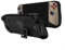 Getdoublerich MSI Claw 8 AI+ Coque de console de jeu portable, pour console de jeu portable, coque arrière souple avec béquille (noir) offrant une excellente protection contre l'usure quotidienne