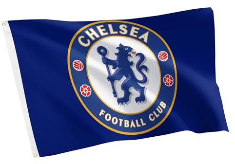 Desert Cactus Chelsea FC Flag Football Club London Blue Lions Soccer 100% Polyester Indoor Outdoor 3x5 feet Flags (Design A)