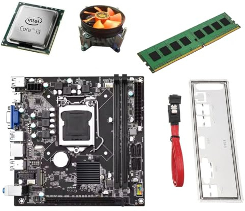 Kit Sostituzione Riparazione PC Computer Preassemblato e collaudato composto da: Scheda Madre MotherBoard OEM H110 + CPU i3-6100 + Cooler + RAM DDR4 16GB + Cavetto SATA