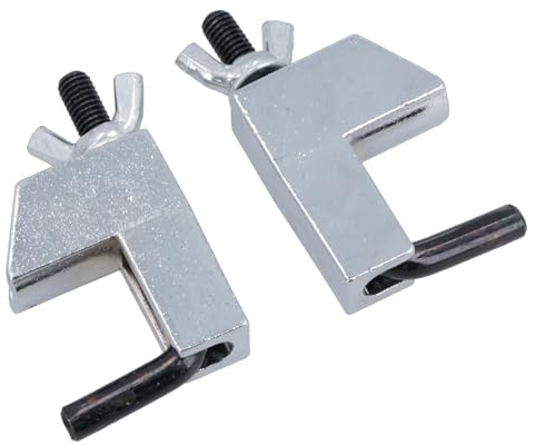 2pc Metal Hose Pipe Clamps Brake Fuel Fluid Hose Vacuum Pinch Off Clamp