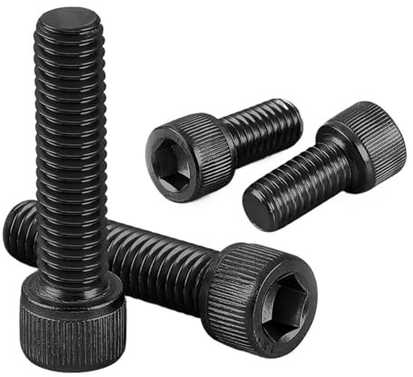 Xuro Tornillos de cabeza hueca hexagonal Allen, M2, M3, M4, M5, M6, M8, grado 12,9, métricos, for bricolaje, for muebles, barcos y automóviles(20mm,M6 x 10Pieces)