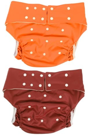 TOPPERFUN 2 pièces Culottes Incontinence Adultes Lavables et Réutilisables Anti-fuite Absorbantes et Respirantes Pantalon pour Personnes Âgées Protection Confortable et Ajustable pour