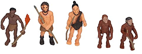 FAUOSWUK Simulierte Antike Menschen, Statisches Modell, Spielzeug, Genaue Menschliche Figuren, Heimdekoration, Sammlerstücke, Ideal für Künstler und, 5 Stück